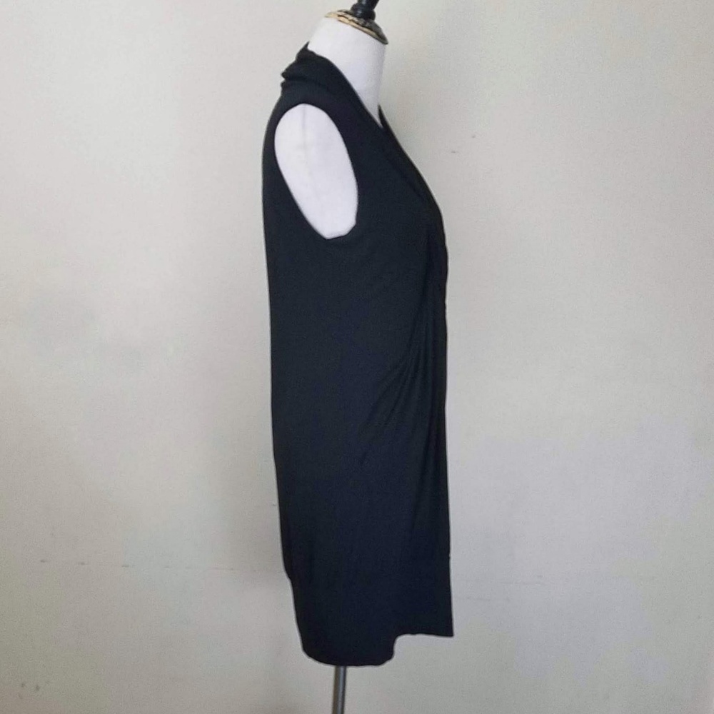 Nicol Caramel Black Maternity Dress - Picture 3 of 5